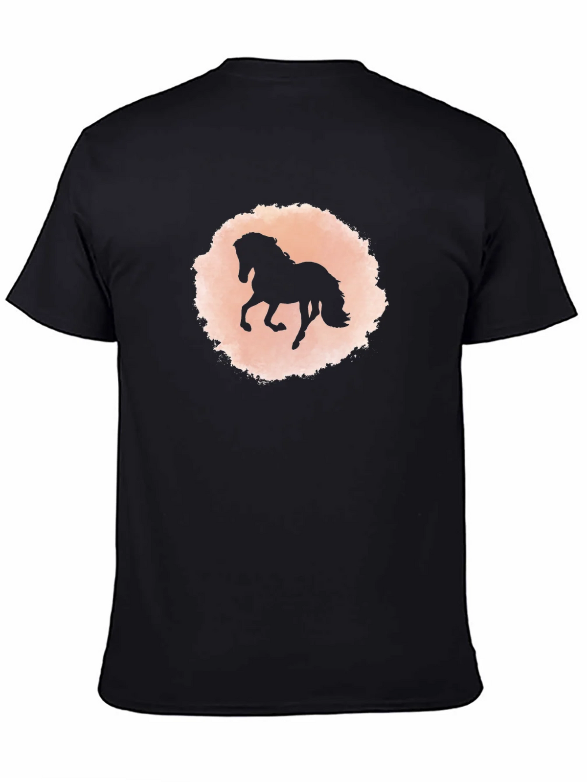 Black Horse Silhouette Graphic T-Shirt product image 4