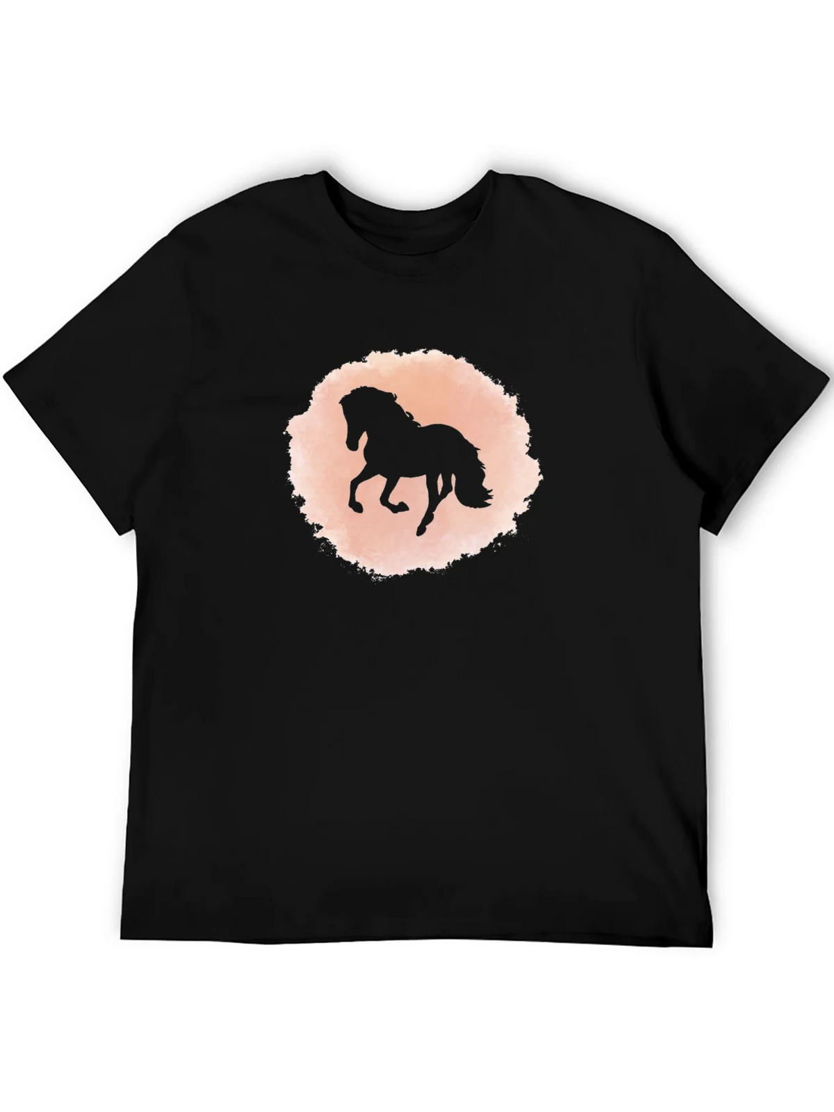 Black Horse Silhouette Graphic T-Shirt product image 5