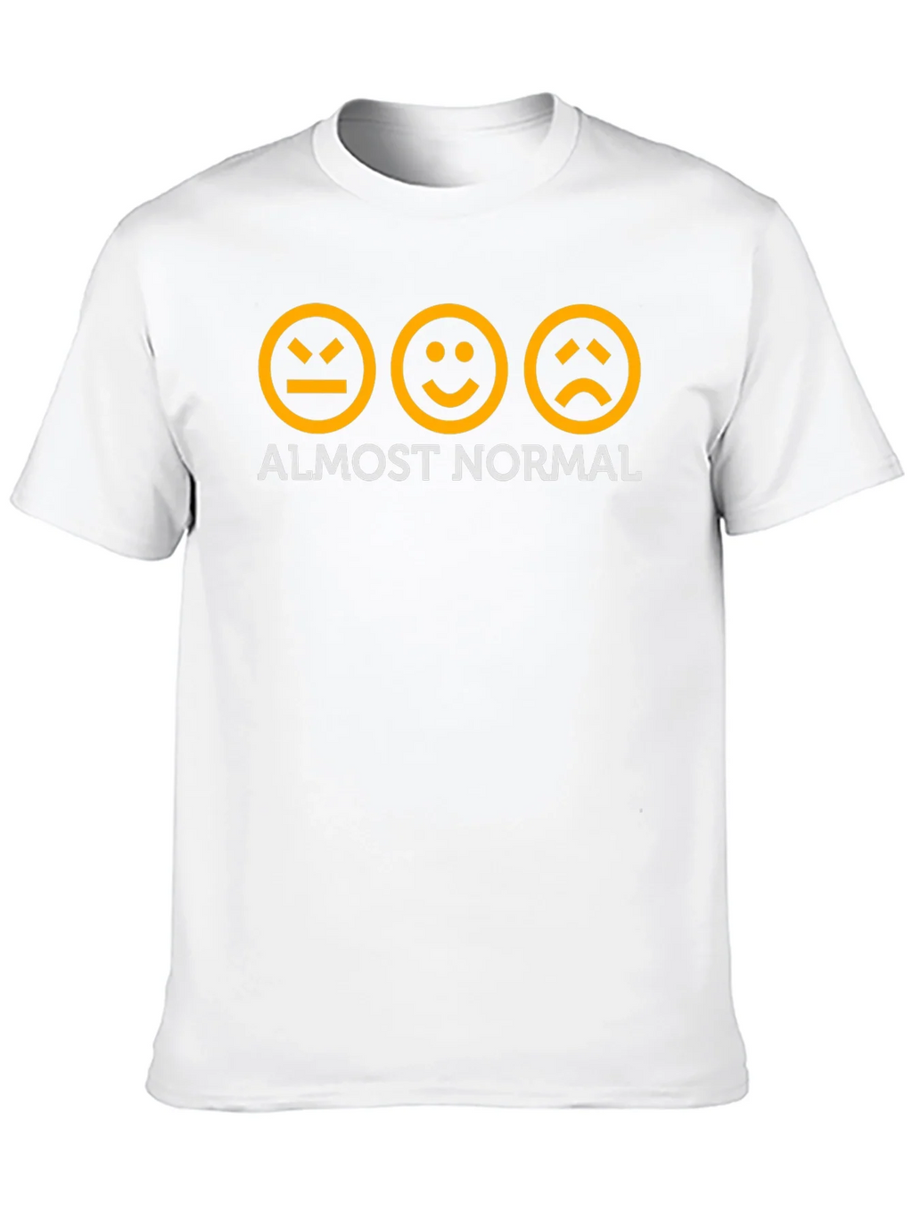 Almost Normal Graphic Tee - Black Cotton T-Shirt product image 9