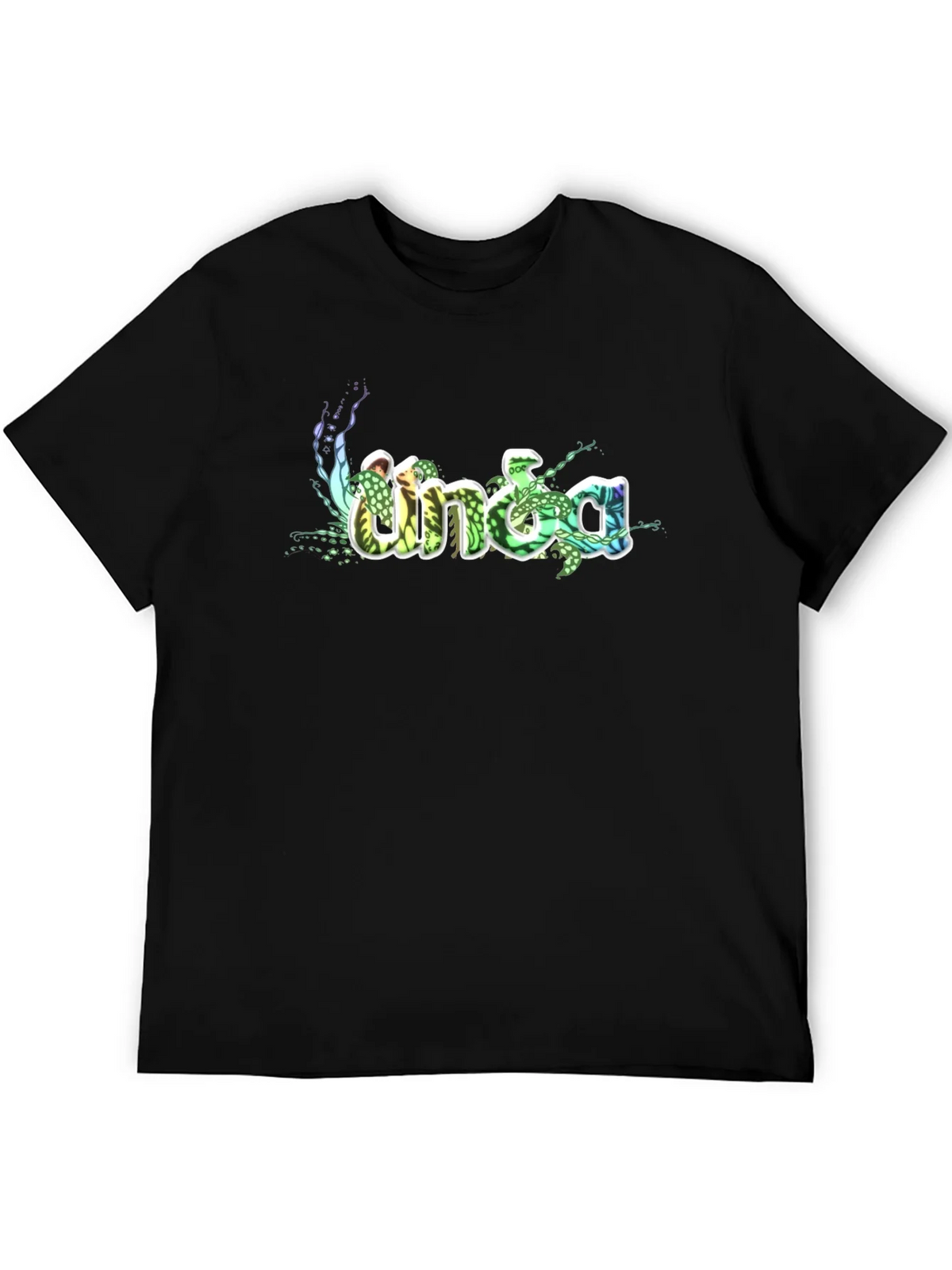 Unique Graphic Print Black Cotton T-Shirt product image 5