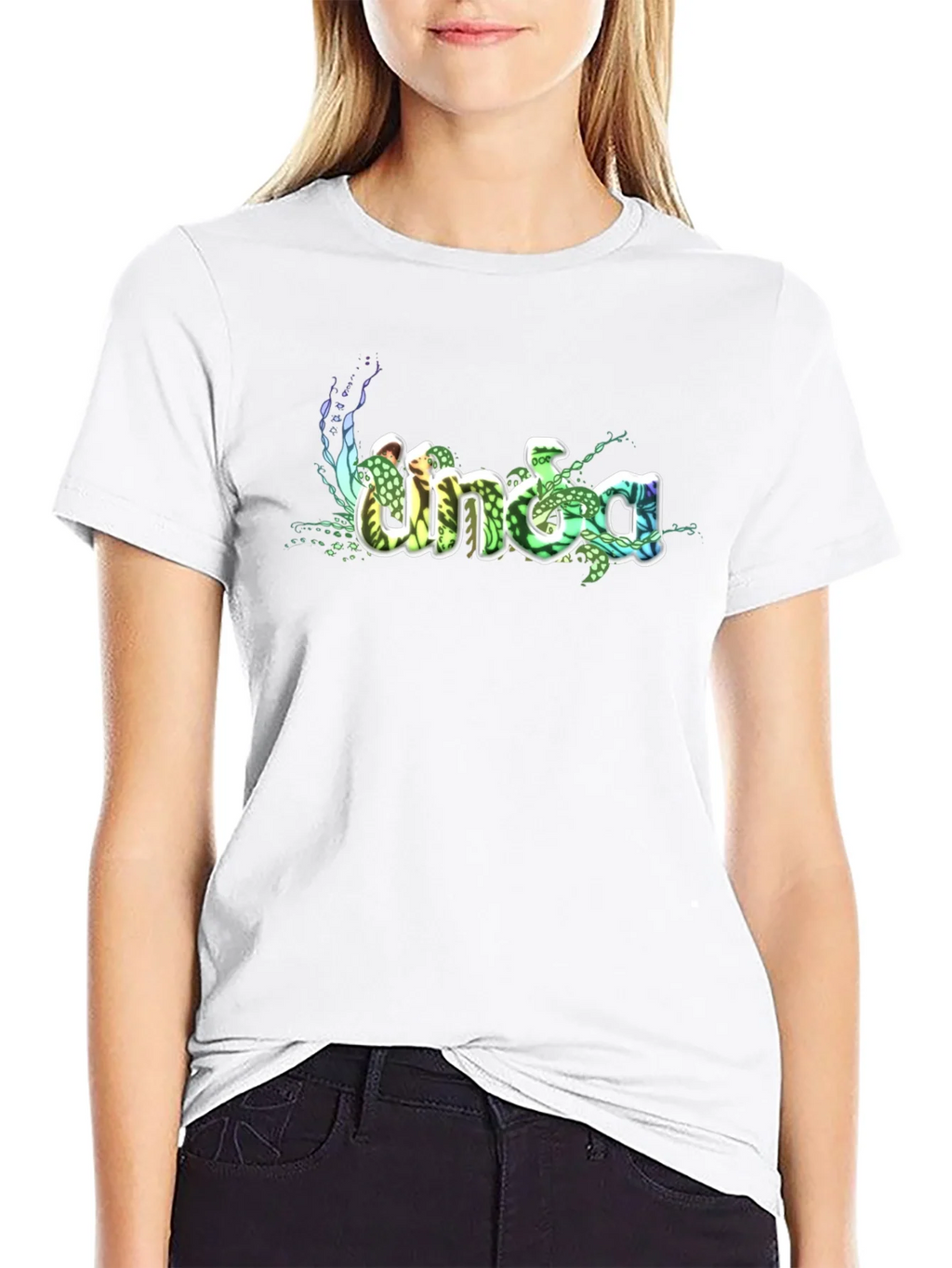 Unique Graphic Print Black Cotton T-Shirt product image 7