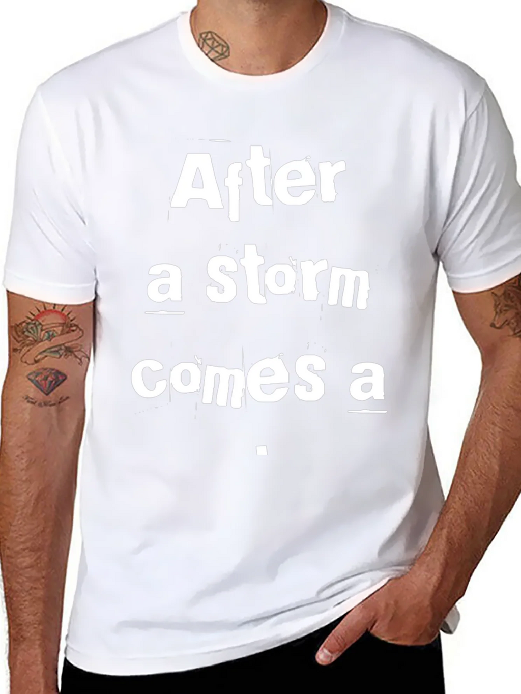 After a Storm T-Shirt - Inspirational Graphic Tee product image 5