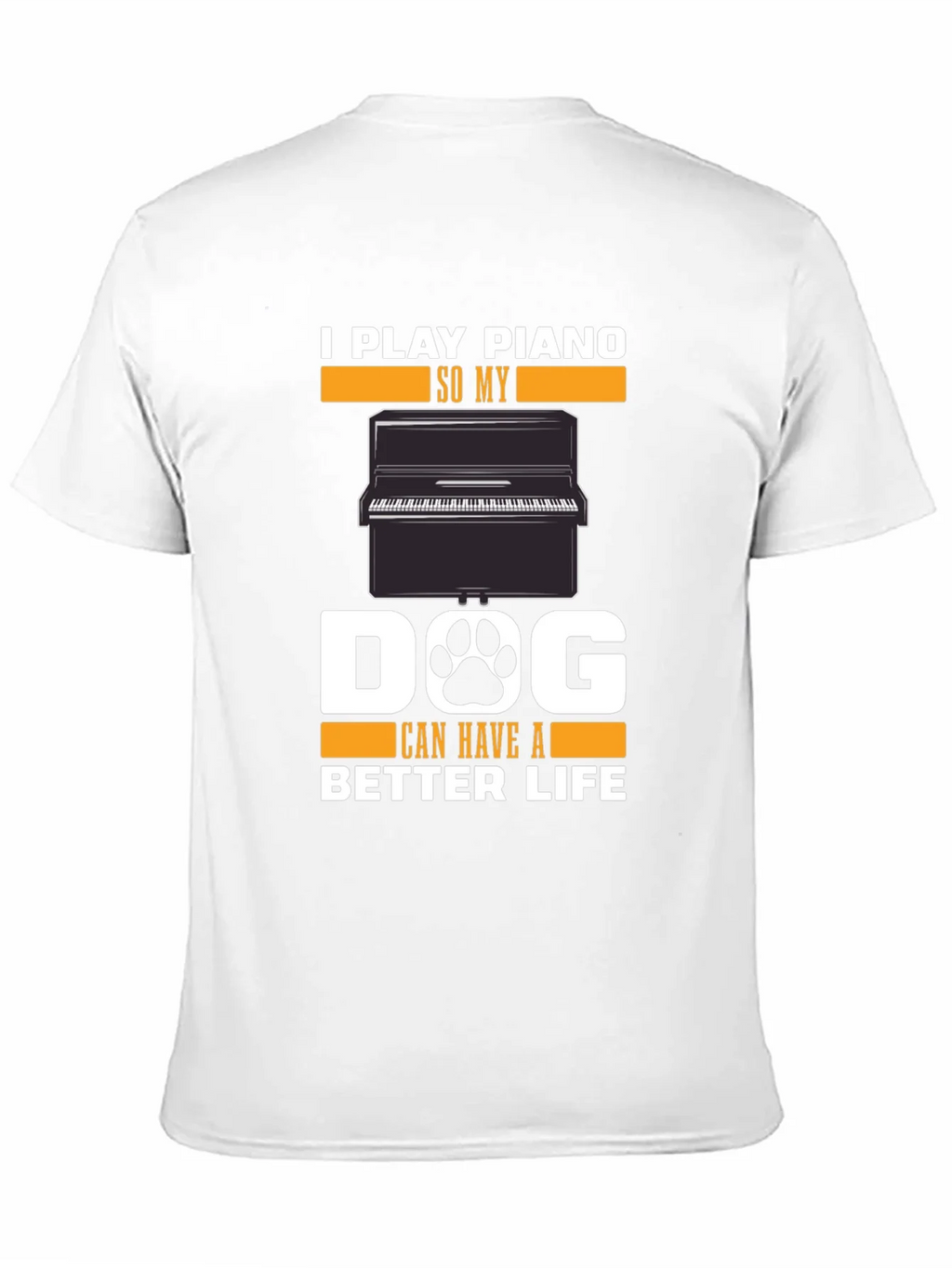 Piano Lovers Dog T-Shirt - Play for a Better Life product image 8