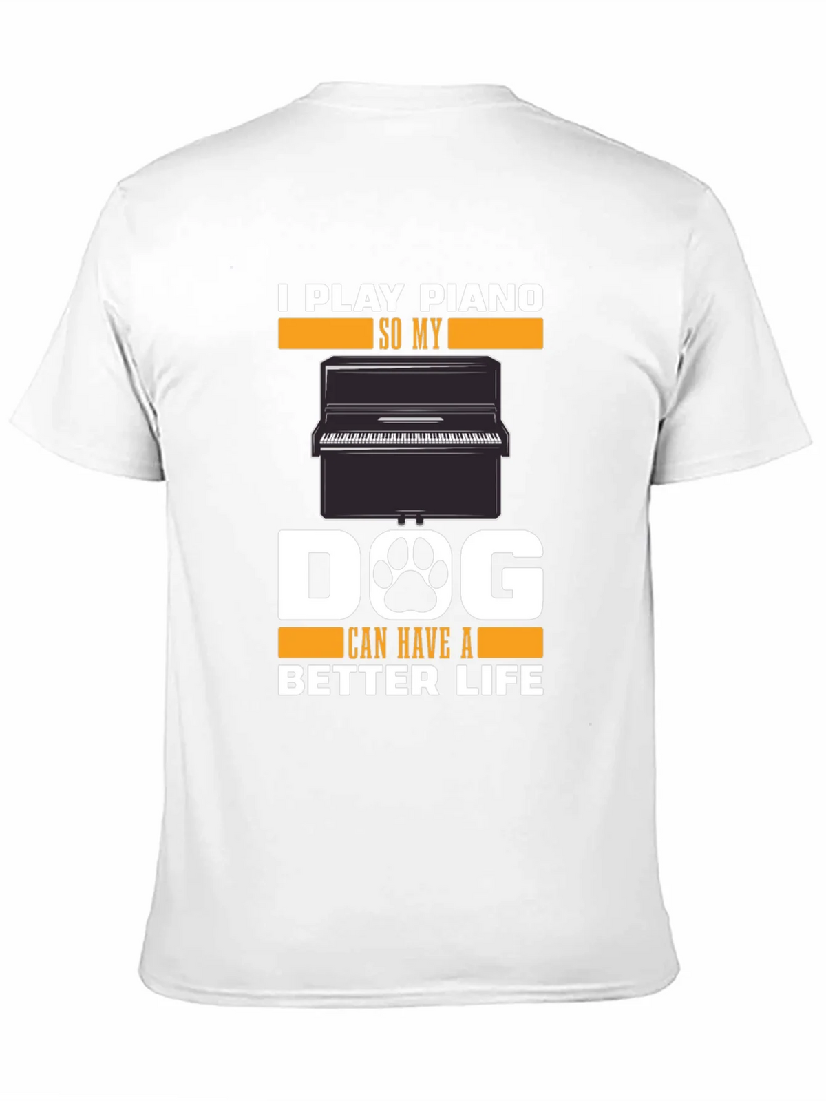 Piano Lovers Dog T-Shirt - Play for a Better Life product image 8