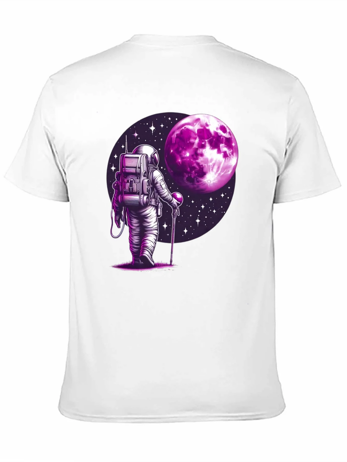 Astronaut Moon Graphic T-Shirt - Black product image 9