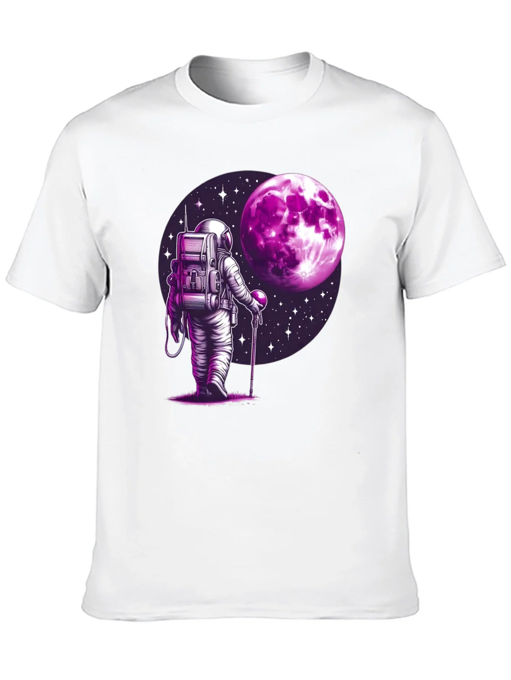 Astronaut Moon Graphic T-Shirt - Black product image 8