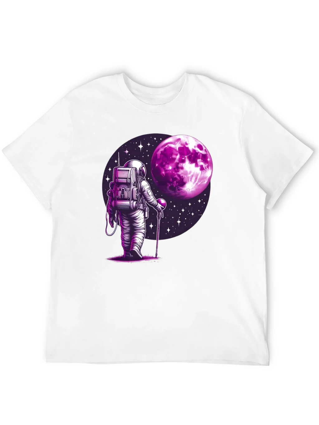 Astronaut Moon Graphic T-Shirt - Black product image 10