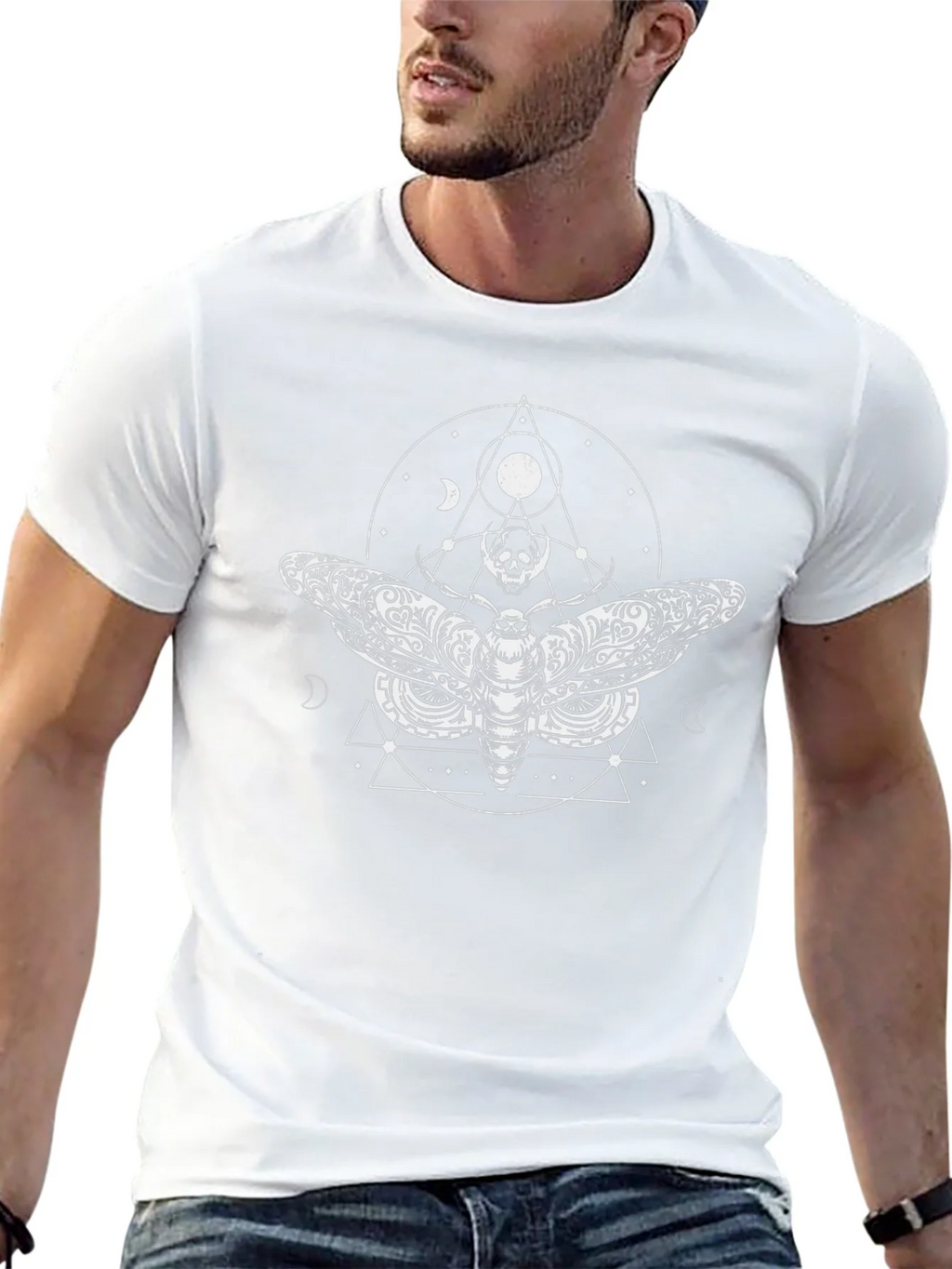 Moth & Skull Graphic Tee product image 11