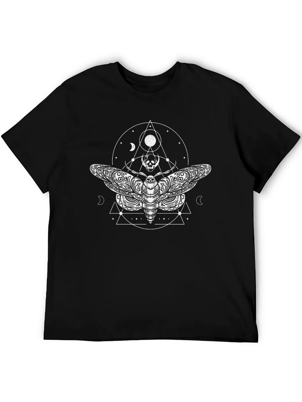 Moth & Skull Graphic Tee product image 5