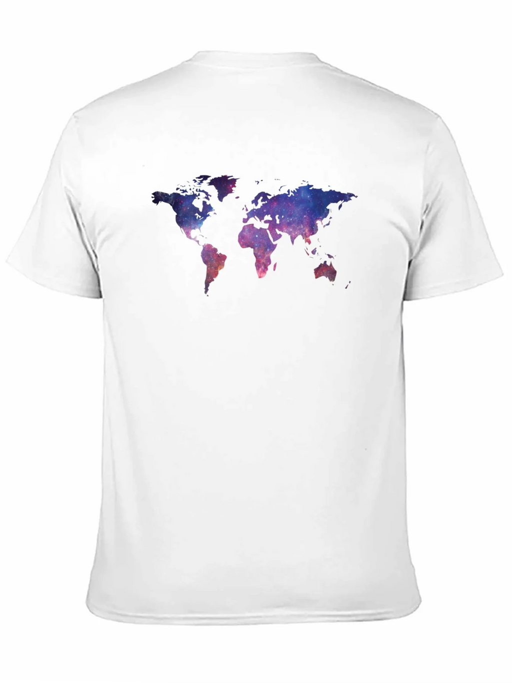Galaxy World Map Graphic Tee - Black Unisex T-Shirt product image 8
