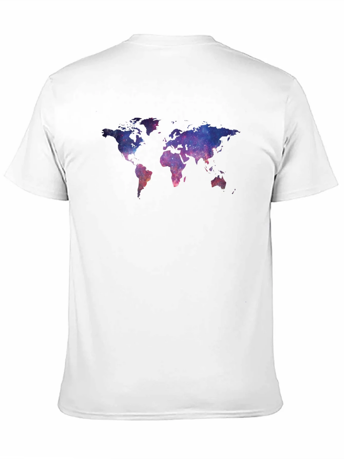 Galaxy World Map Graphic Tee - Black Unisex T-Shirt product image 8