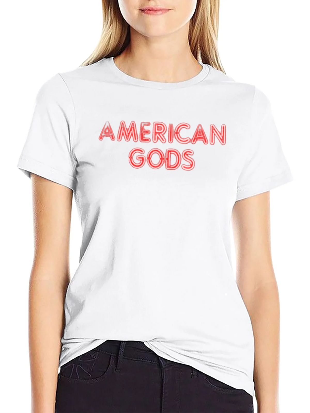 American Gods Neon Graphic Tee - Black product image 8