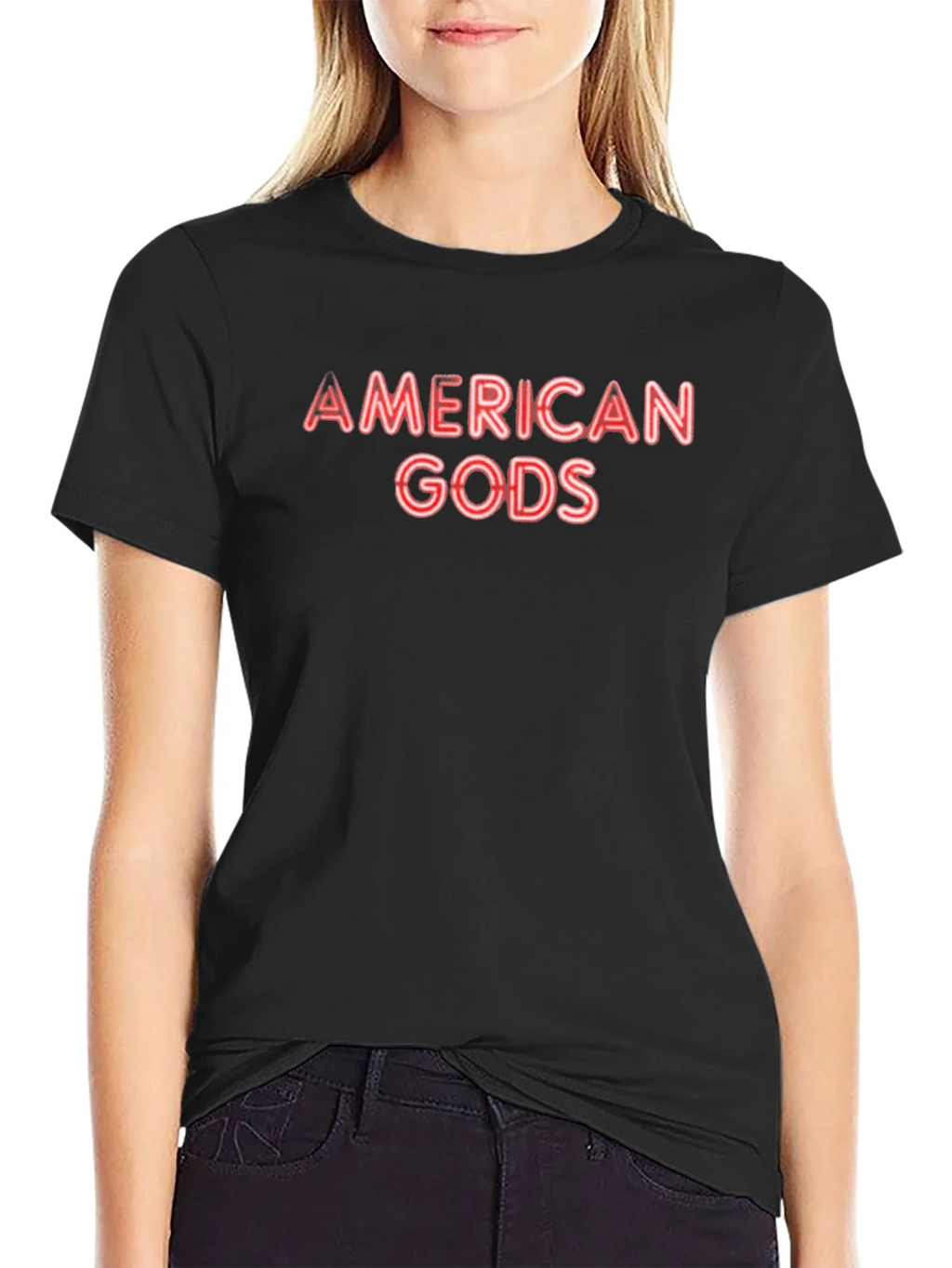 American Gods Neon Graphic Tee - Black product image 2