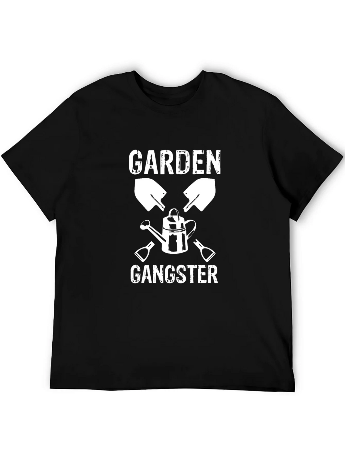 Garden Gangster Graphic T-Shirt - Black Cotton Tee product image 3
