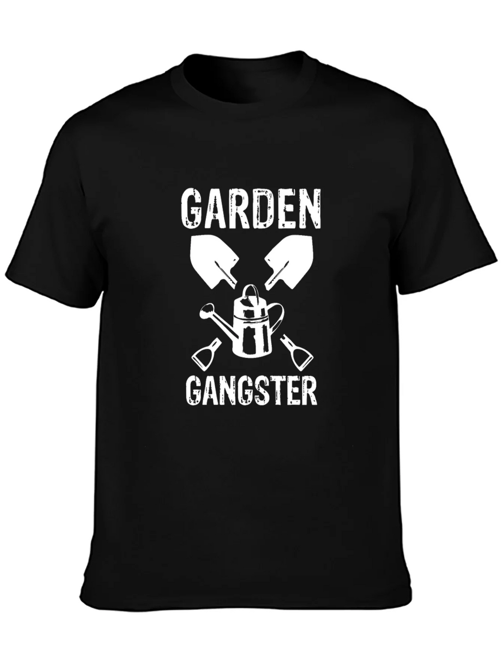 Garden Gangster Graphic T-Shirt - Black Cotton Tee product image 2