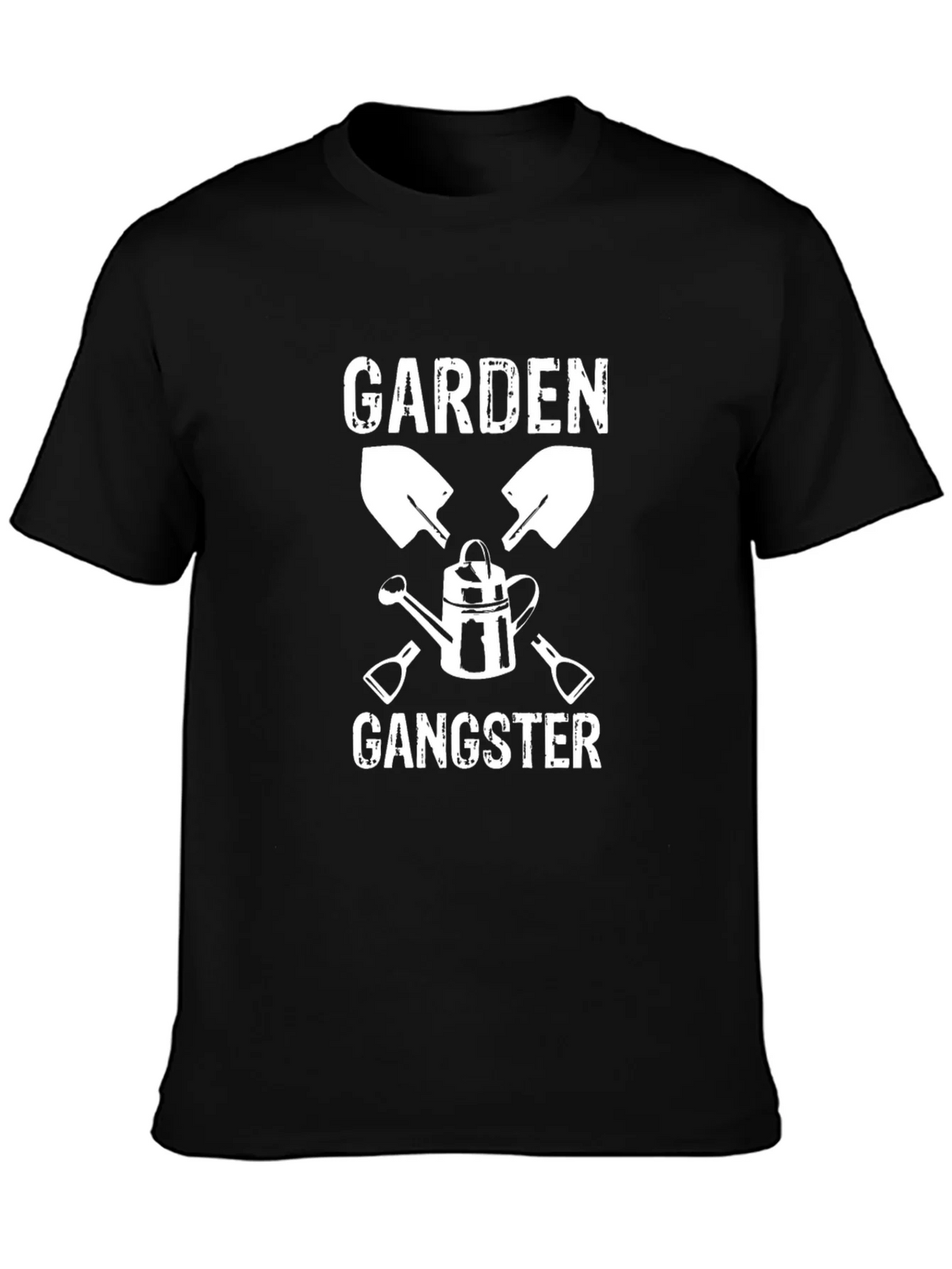Garden Gangster Graphic T-Shirt - Black Cotton Tee product image 2