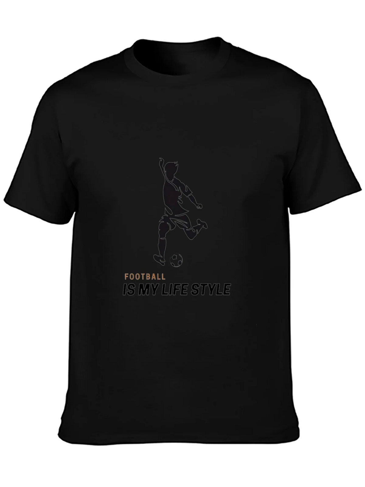 Football Lifestyle Black T-Shirt product image 1