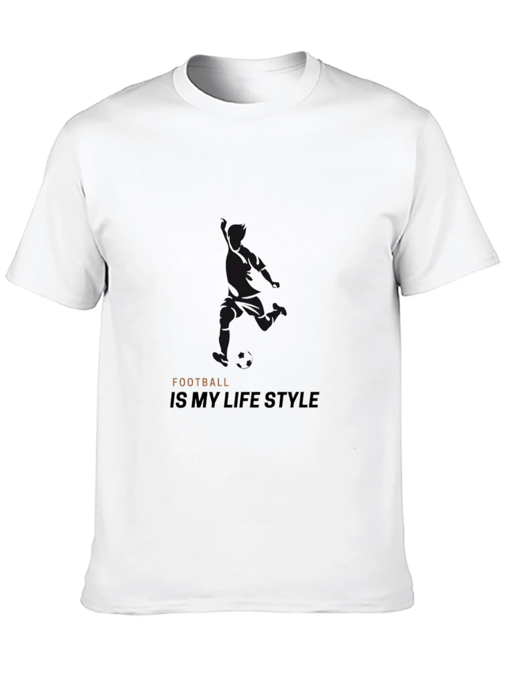 Football Lifestyle Black T-Shirt product image 6