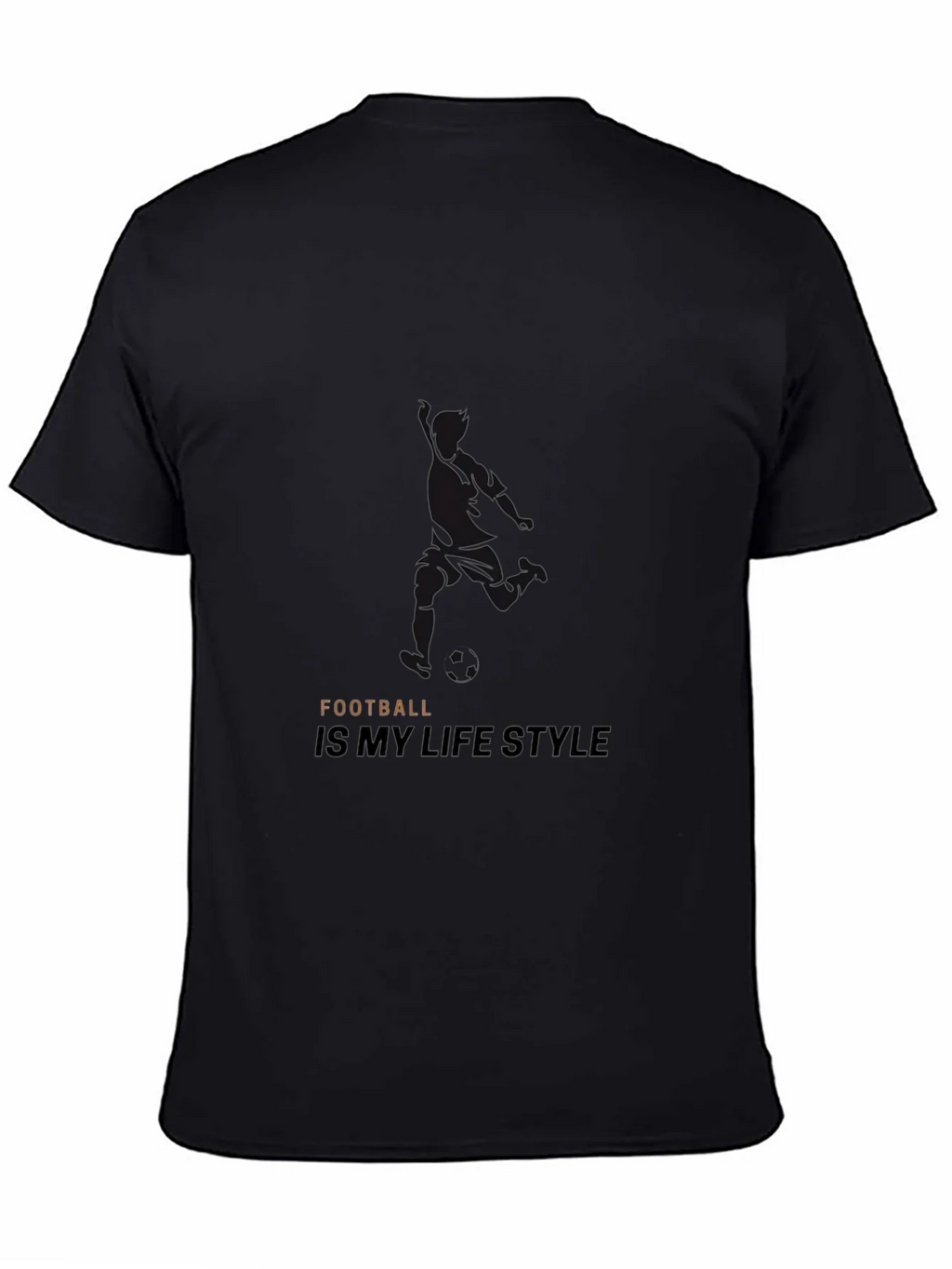 Football Lifestyle Black T-Shirt product image 2