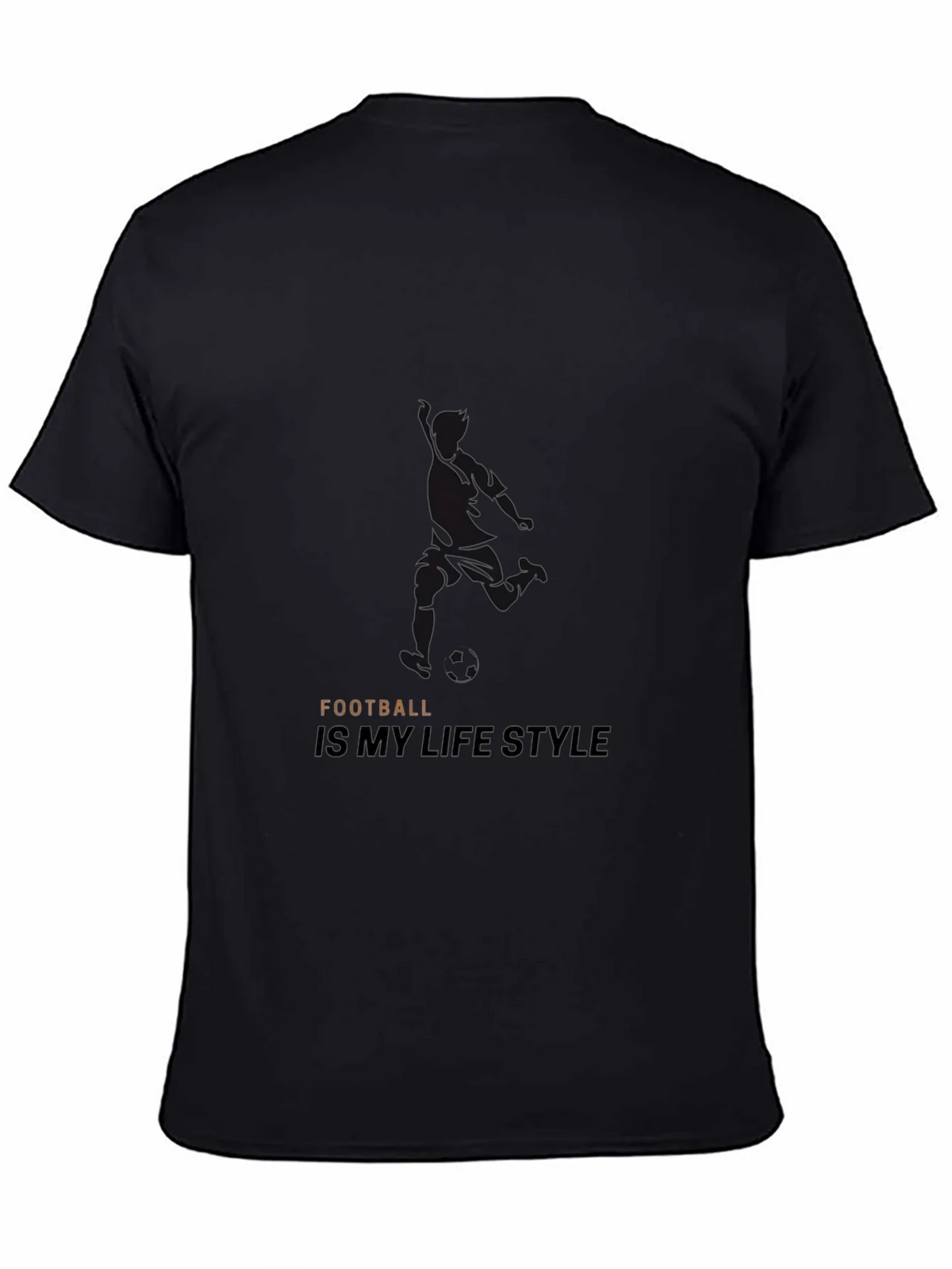 Football Lifestyle Black T-Shirt product image 2