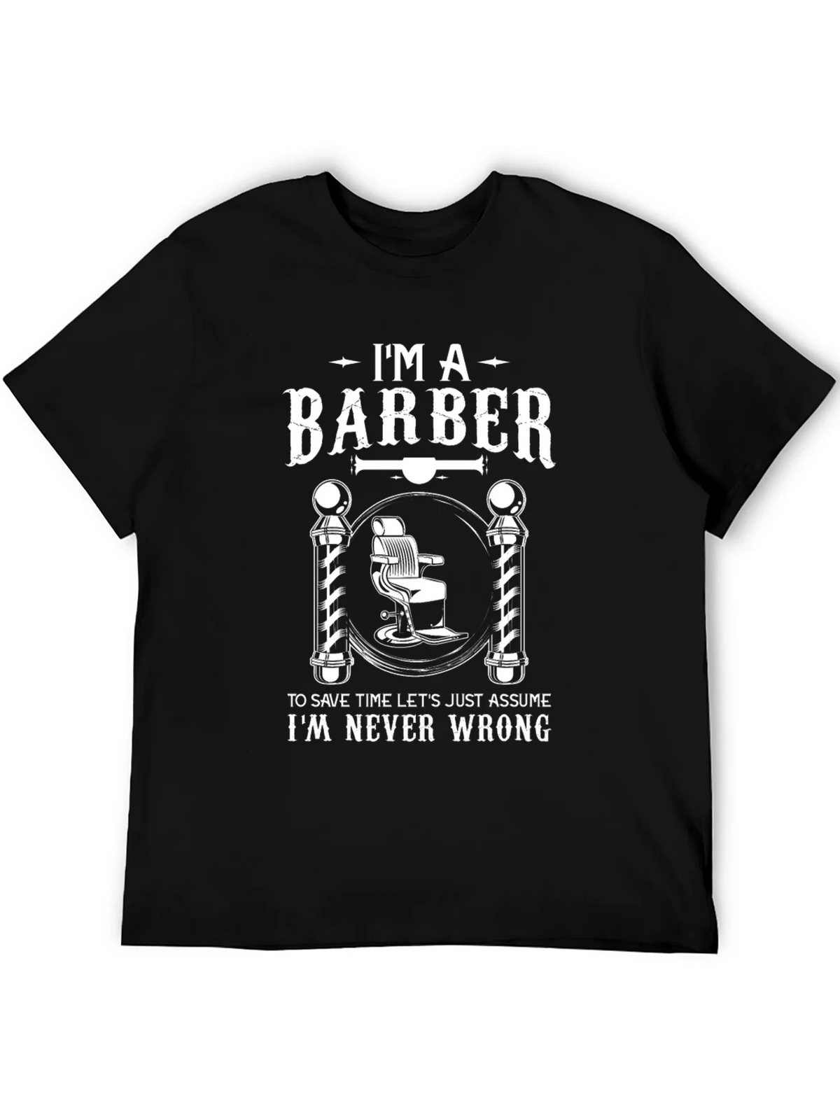 Barber Graphic T-Shirt - Funny Hairdresser Tee product image 4