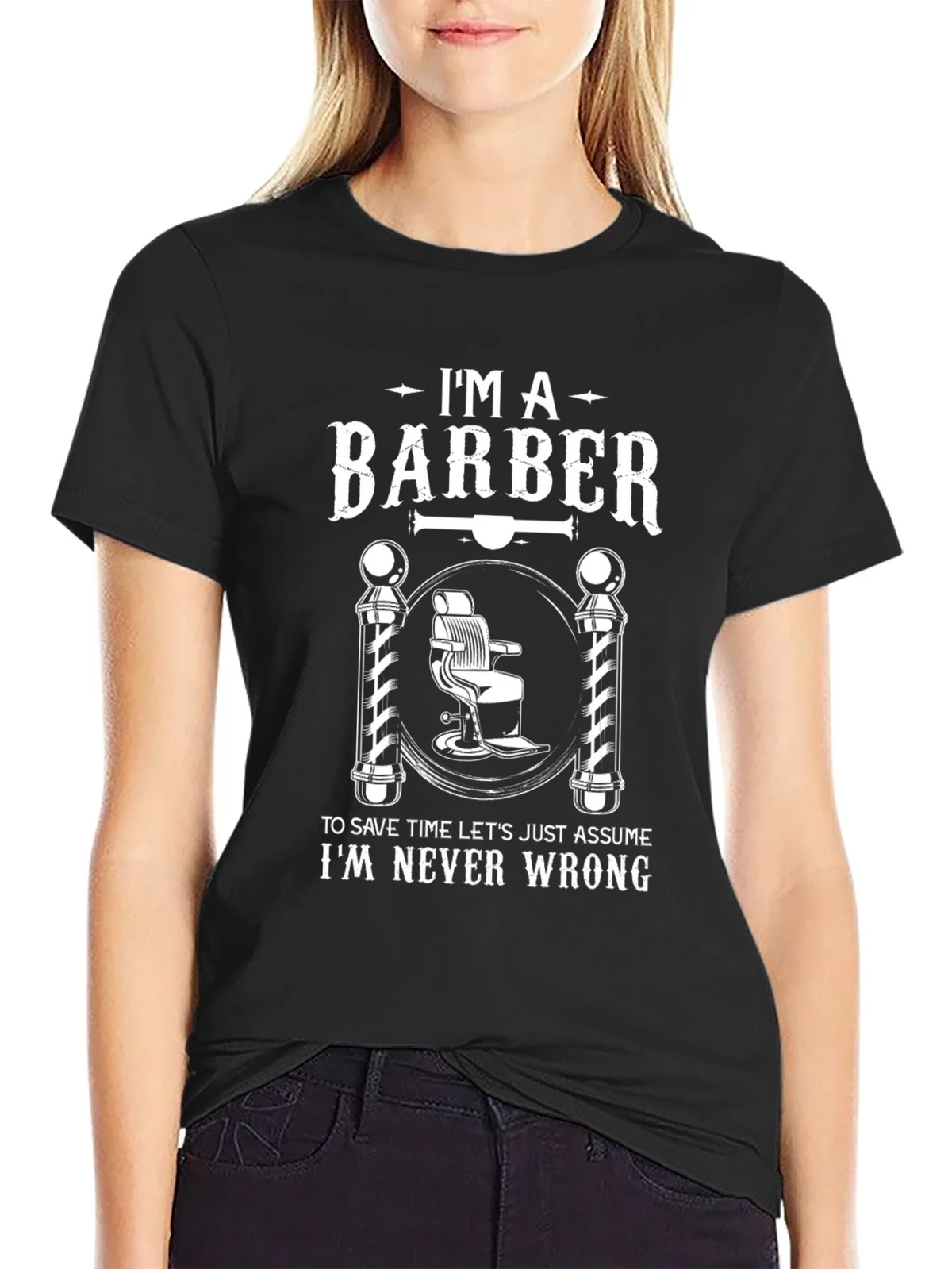 Barber Graphic T-Shirt - Funny Hairdresser Tee product image 2
