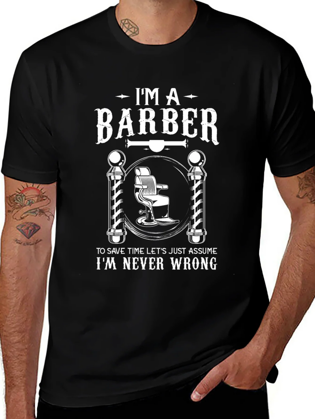 Barber Graphic T-Shirt - Funny Hairdresser Tee product image 1