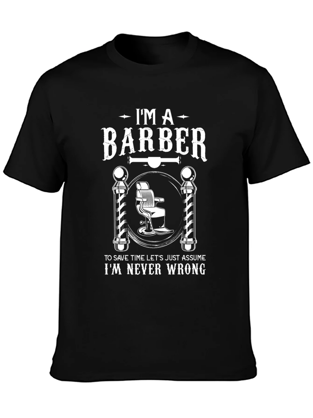 Barber Graphic T-Shirt - Funny Hairdresser Tee product image 3