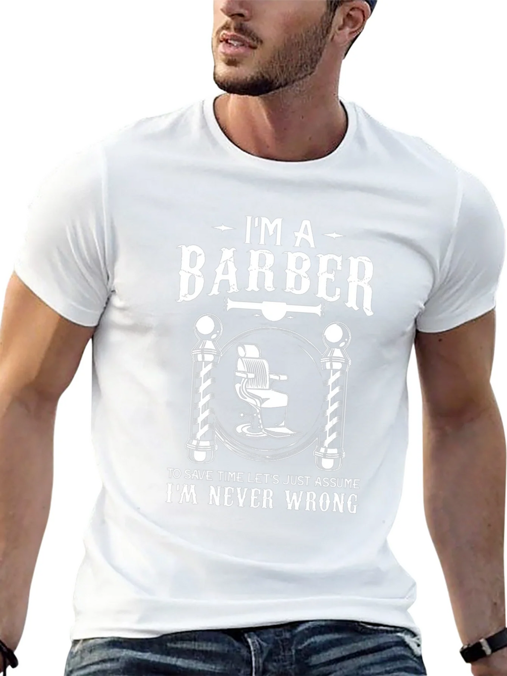 Barber Graphic T-Shirt - Funny Hairdresser Tee product image 10