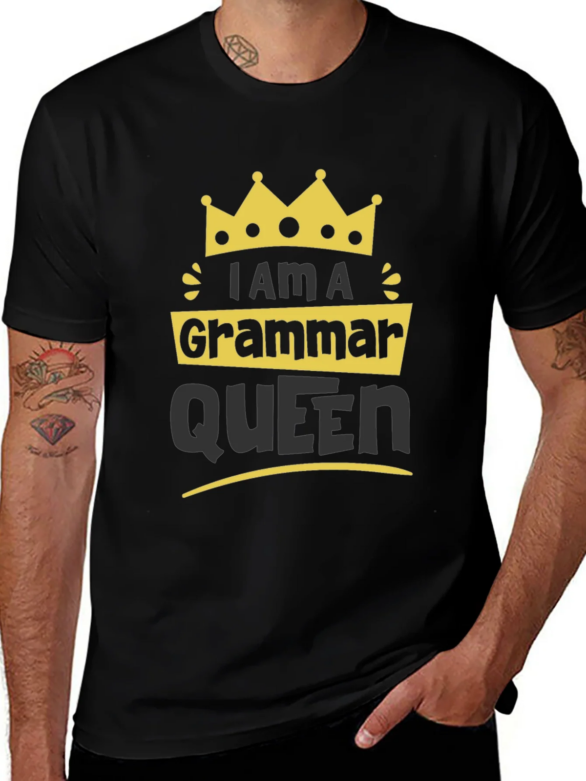 Grammar Queen T-Shirt - Funny Novelty Tee product image 1