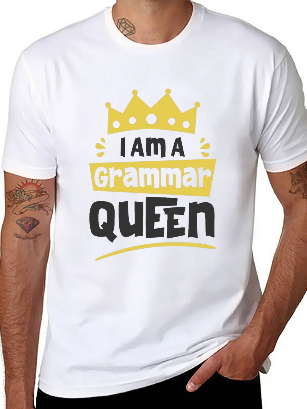 Grammar Queen T-Shirt - Funny Novelty Tee product image 7