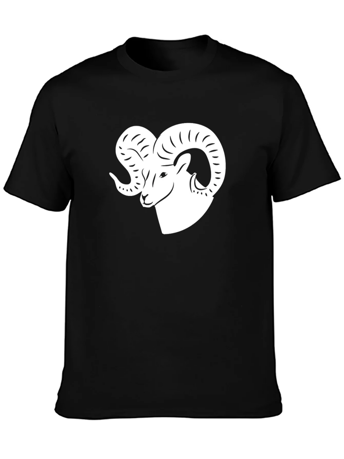 Ram Graphic Tee - Black Cotton Blend product image 3