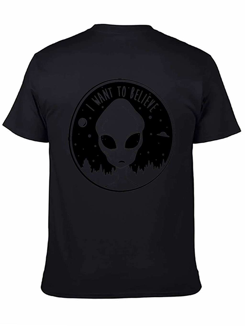 I Want to Believe Alien T-Shirt - UFO Graphic Tee product image 4