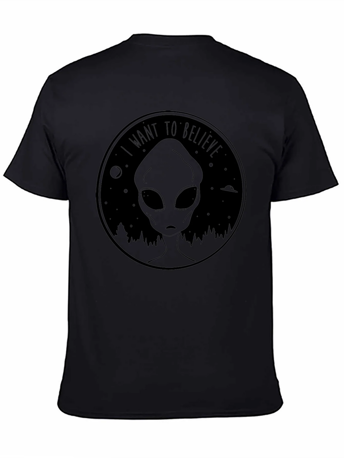 I Want to Believe Alien T-Shirt - UFO Graphic Tee product image 4