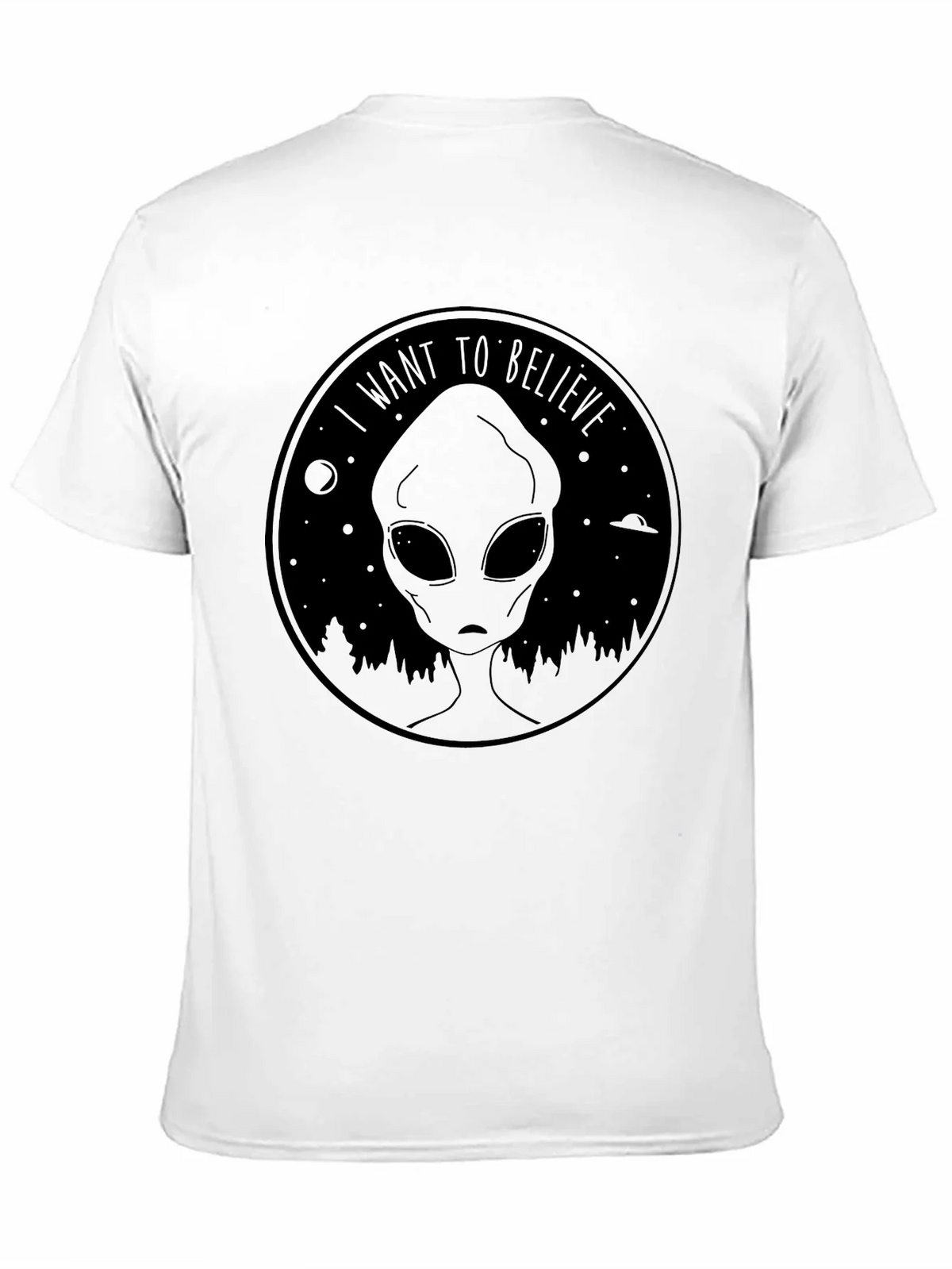 I Want to Believe Alien T-Shirt - UFO Graphic Tee product image 10