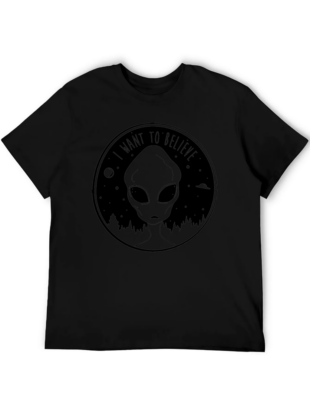 I Want to Believe Alien T-Shirt - UFO Graphic Tee product image 5
