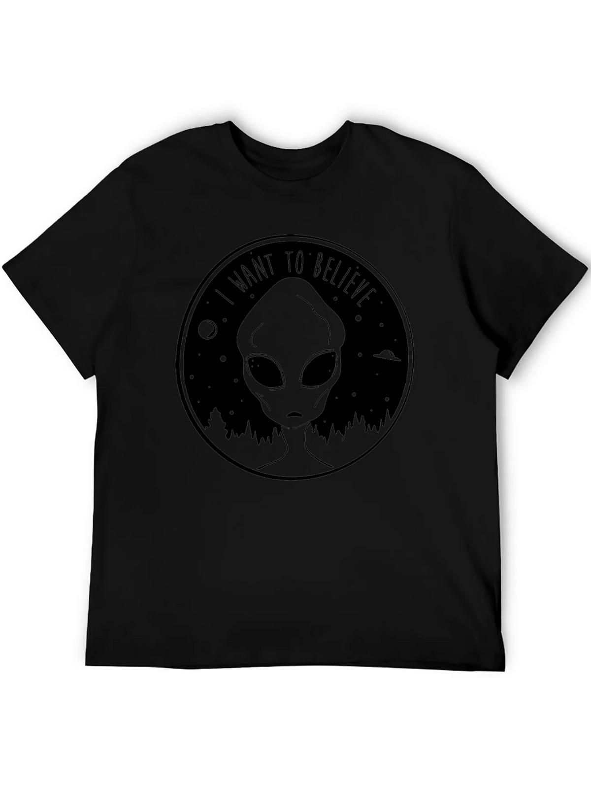 I Want to Believe Alien T-Shirt - UFO Graphic Tee product image 5