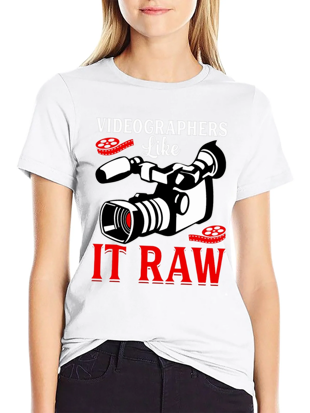 Videographers Like It Raw Graphic T-Shirt product image 6