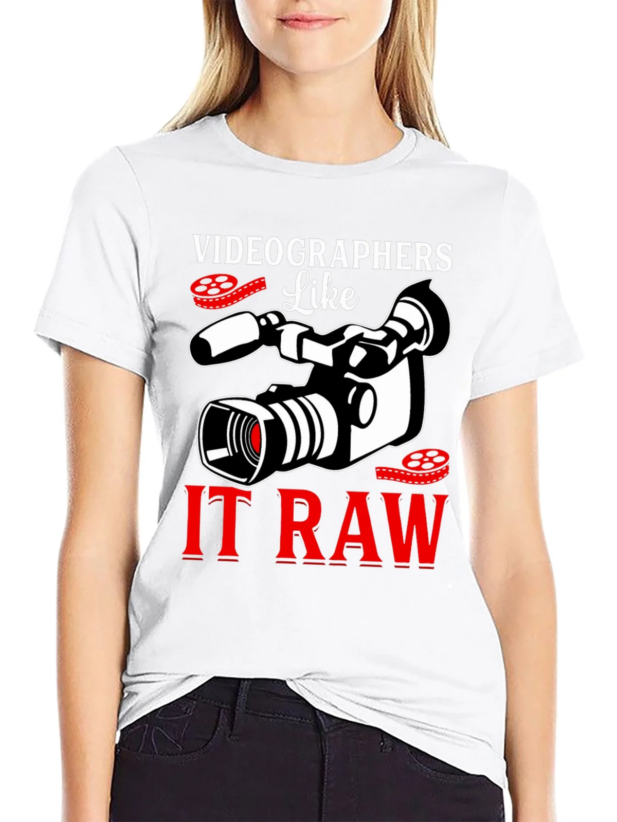 Videographers Like It Raw Graphic T-Shirt product image 6