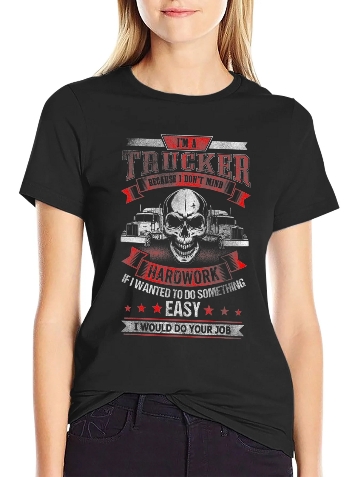 Trucker T-Shirt - Hard Work Dedication product image 2