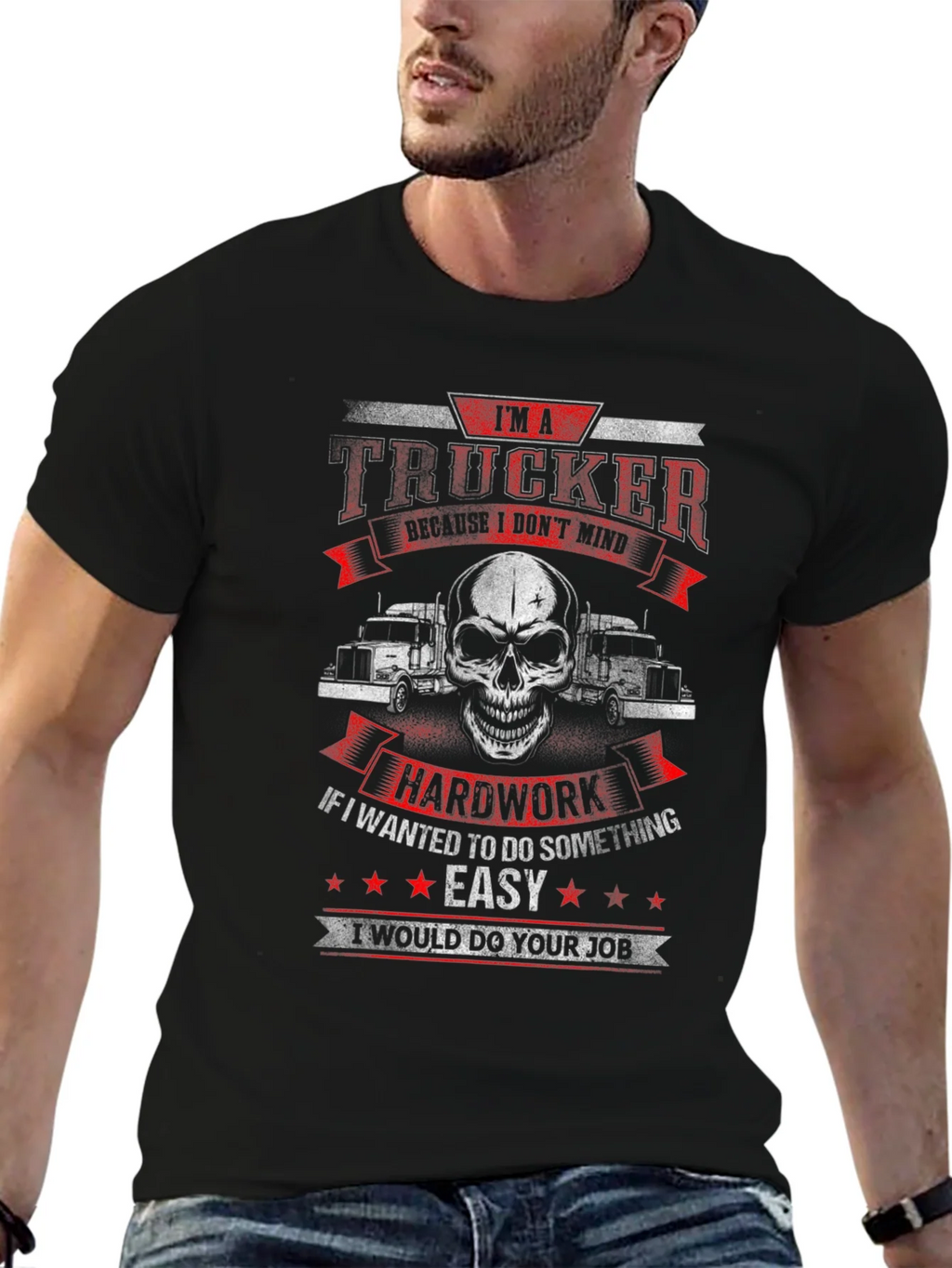 Trucker T-Shirt - Hard Work Dedication product image 6