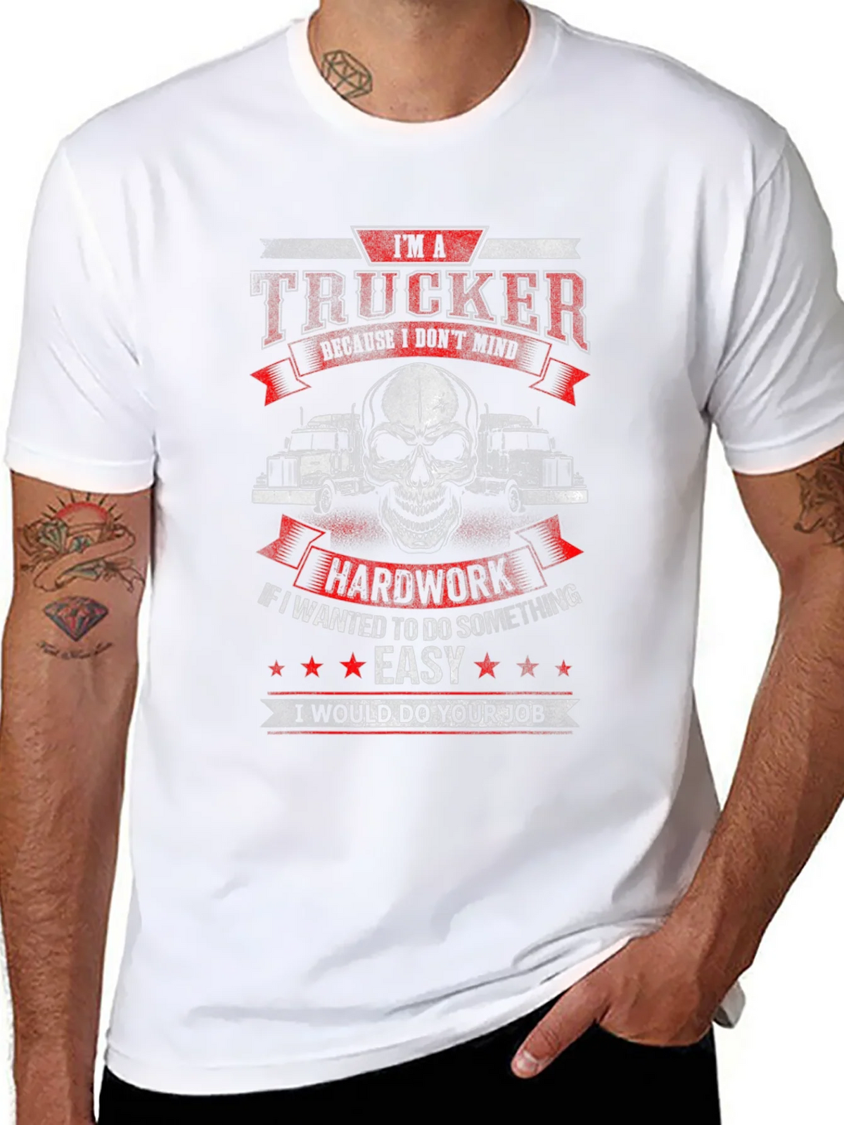 Trucker T-Shirt - Hard Work Dedication product image 7