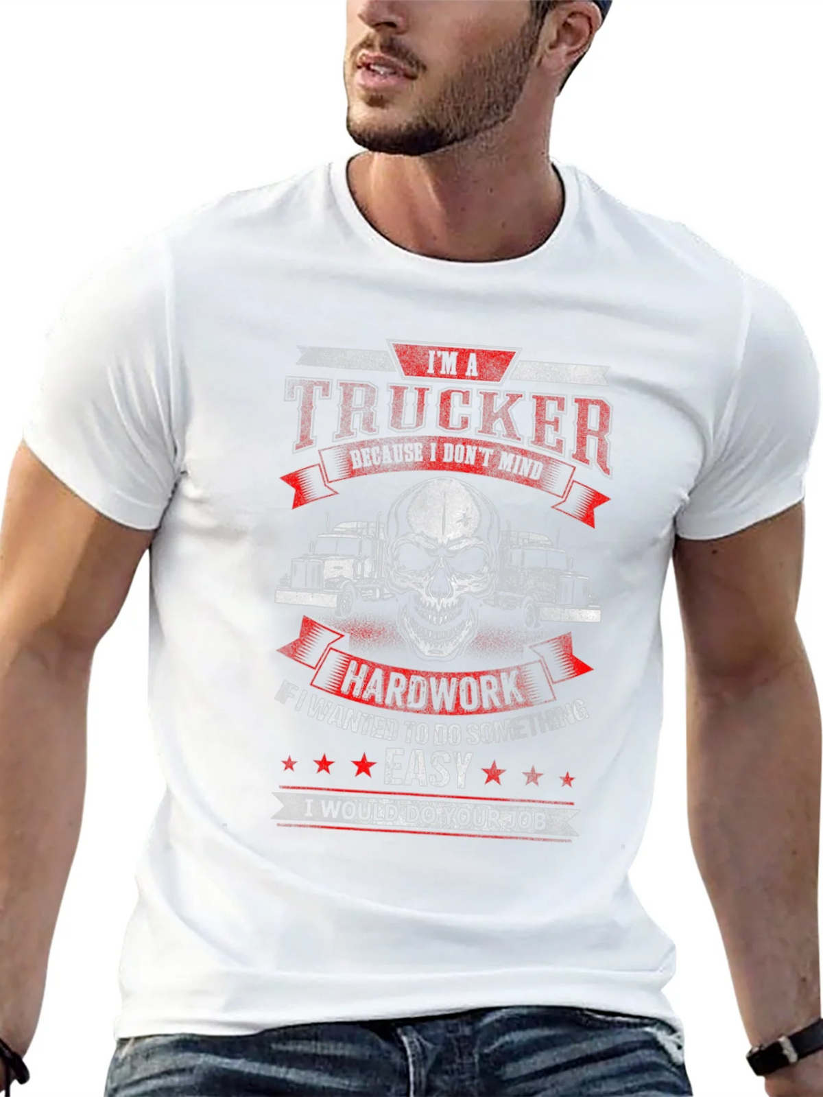 Trucker T-Shirt - Hard Work Dedication product image 12