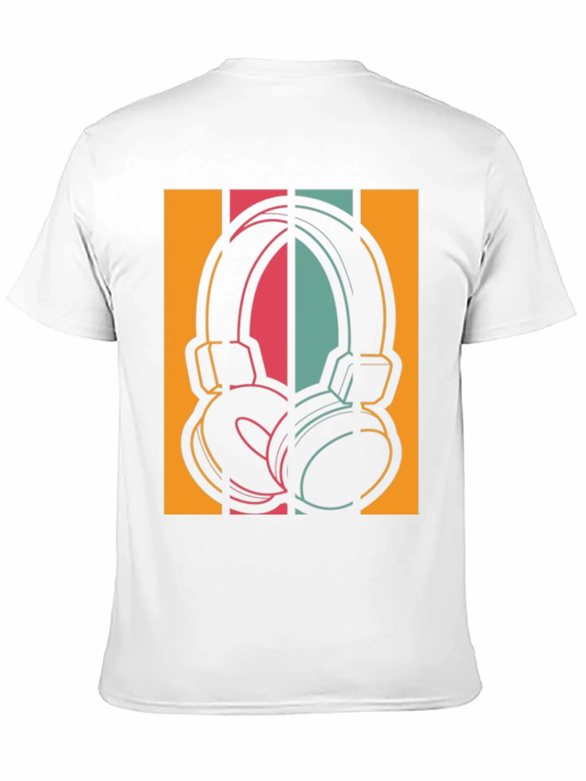Retro Headphones Graphic Tee - Vintage Style Music Shirt product image 10