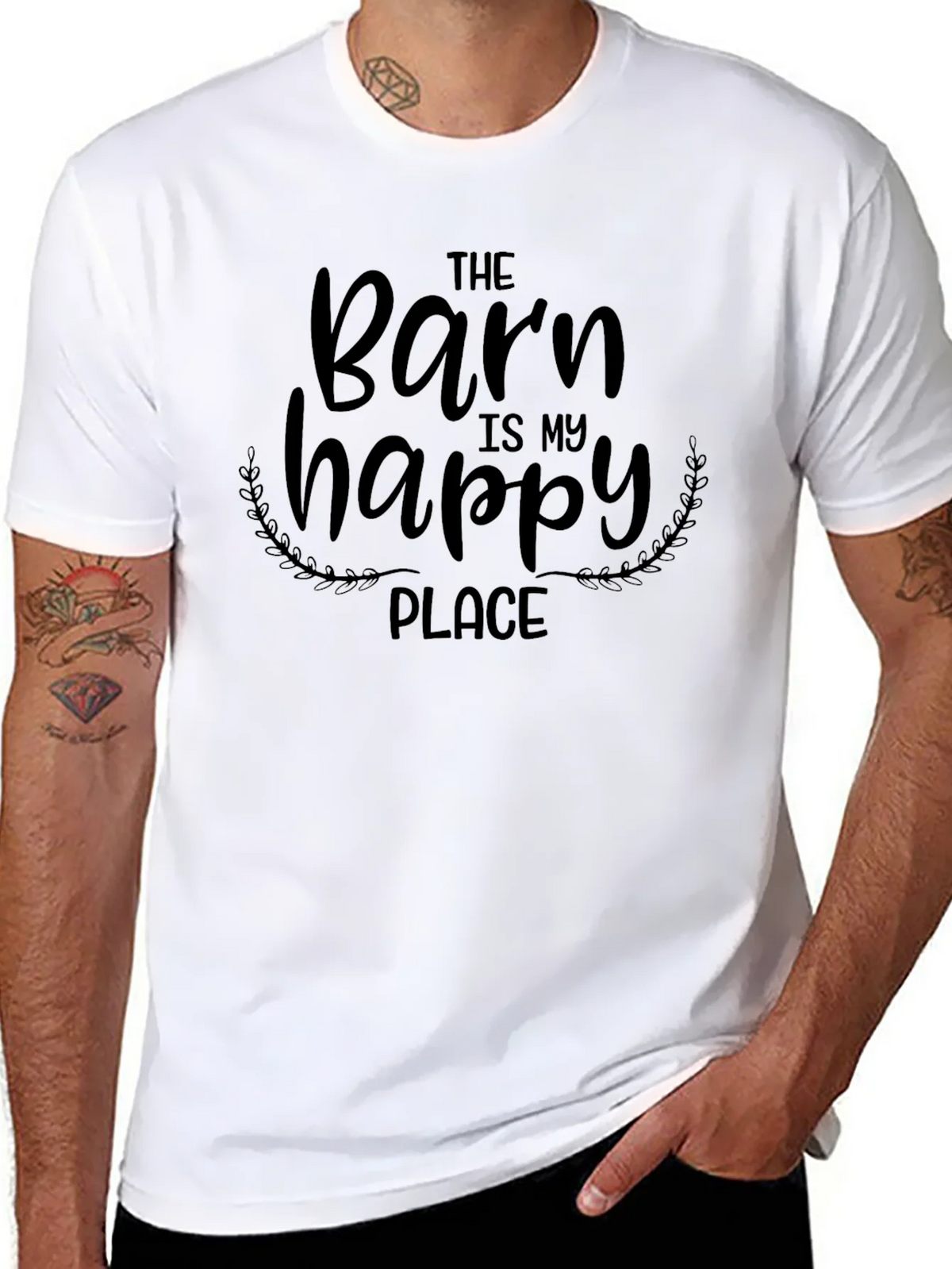 The Barn is My Happy Place T-Shirt product image 7