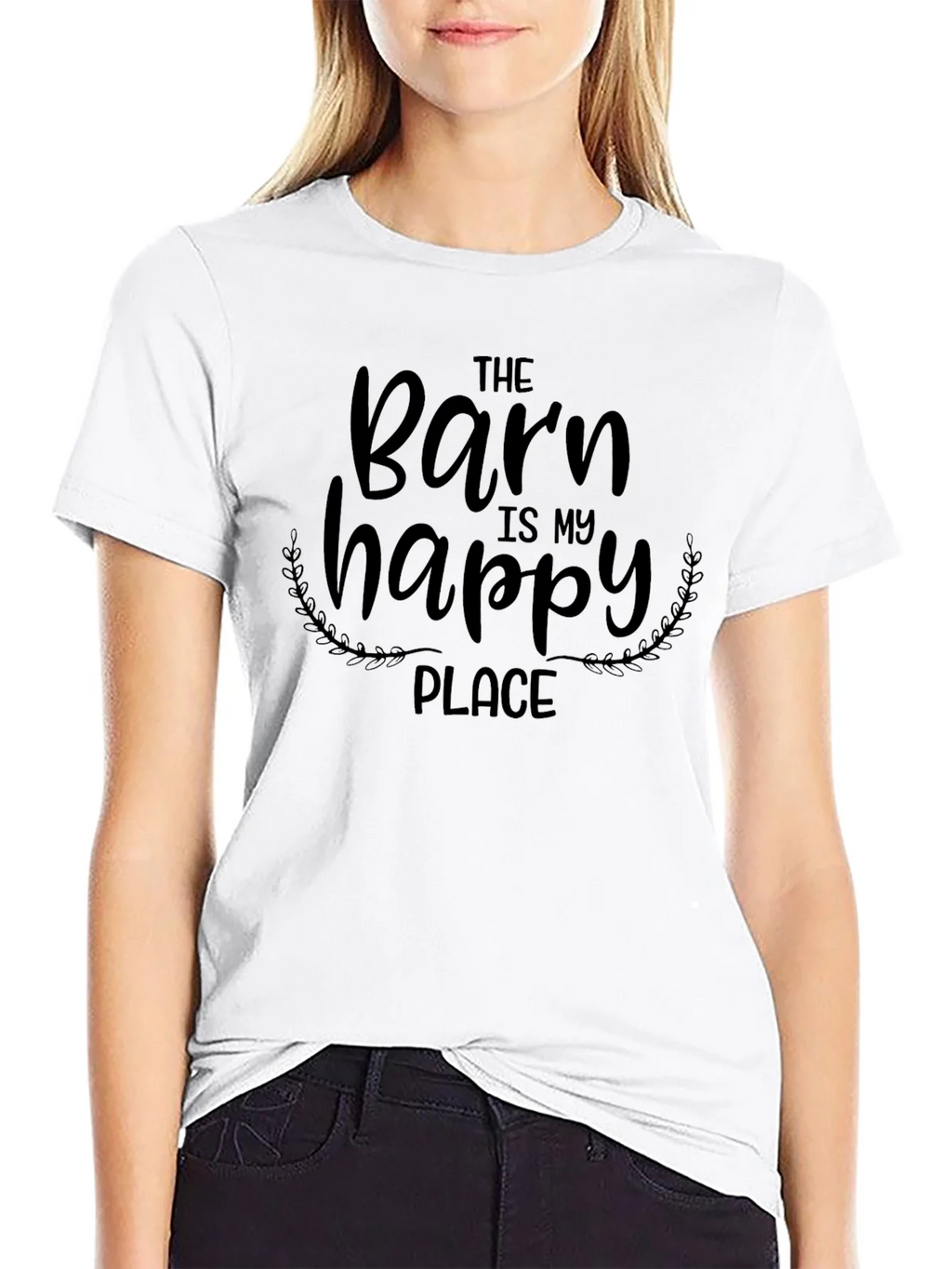 The Barn is My Happy Place T-Shirt product image 8