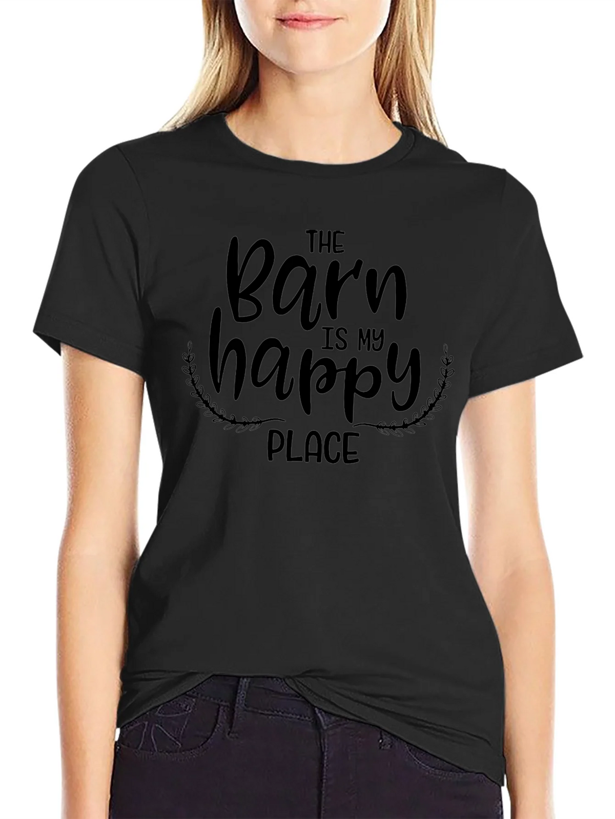 The Barn is My Happy Place T-Shirt product image 2