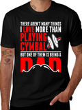 Drummer Dad T-Shirt: Cymbals & Fatherhood product image 1