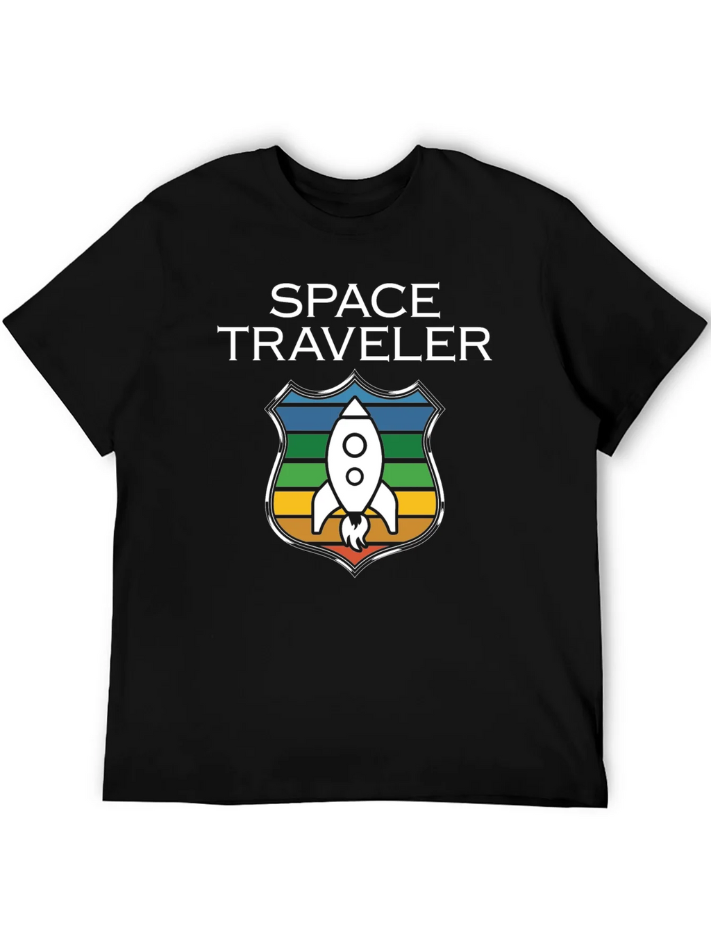 Space Traveler Graphic T-Shirt - Rocket Design product image 4
