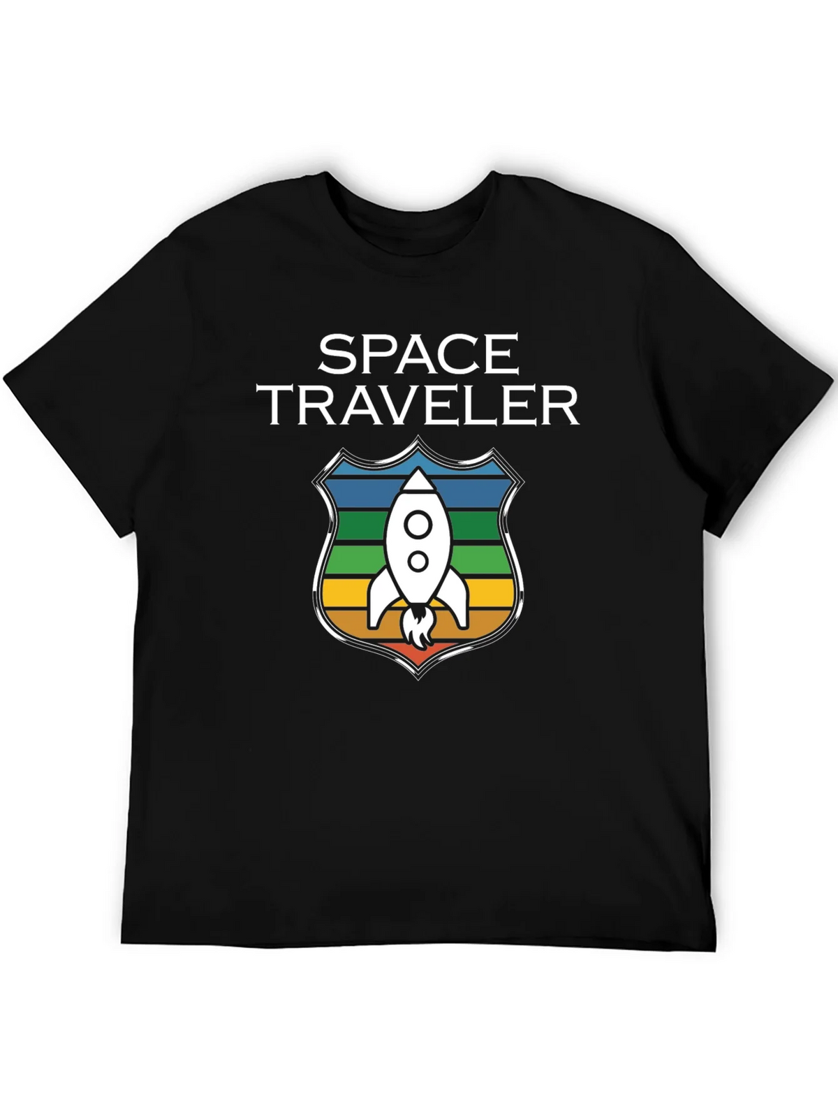 Space Traveler Graphic T-Shirt - Rocket Design product image 4